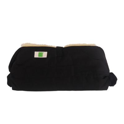 Handwarmers van lamsvel, navy