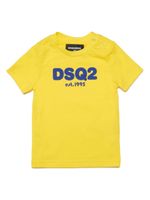 DSQUARED2 KIDS t-shirt en coton à logo imprimé - Jaune - thumbnail