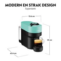 Krups Vertuo Pop Coconut Aqua Mint koffiecupmachine XN9204 - thumbnail