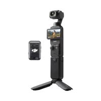 DJI Osmo Pocket 3 Combi-Creatie, vlog camera met 1-inch CMOS en 4K/120fps video, 3-assige stabilisatie, multifunctioneel, inclusief microfoon voor helder geluid, digital camera voor fotografie