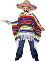 Mexicaanse poncho kind - thumbnail