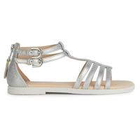 Geox J Karly Girl Sandalen voor meisjes, zilver, 35 EU