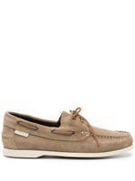 Manebi chaussures bateau Hamptons en daim - Tons neutres - thumbnail