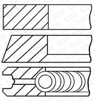 Zuigerveerset GOETZE ENGINE, u.a. für Audi, VW, Seat, Ford, Skoda - thumbnail