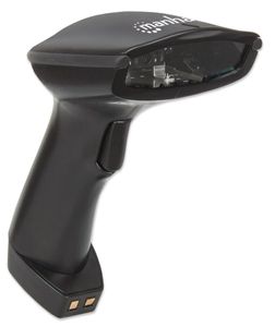 Manhattan 178495 USB-Kit Barcodescanner Bluetooth 1D CCD Zwart Handmatig Bluetooth, USB