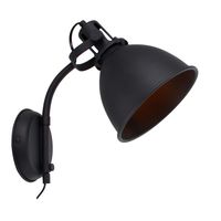 Wandlamp Industria zwart