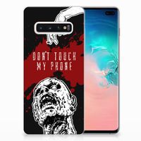 Samsung Galaxy S10 Plus Silicone-hoesje Zombie Blood