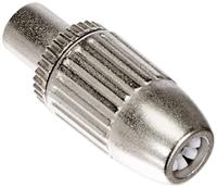 Axing CKS 5-00 IECstekker coaxstekker hoog afgeschermd in volledig metalen gegoten behuizing (1 stuk)