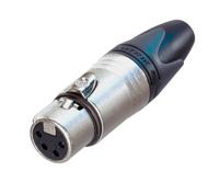 Neutrik NC4FXX XLR-connector Bus, recht Aantal polen: 4 Zilver 1 stuk(s) - thumbnail