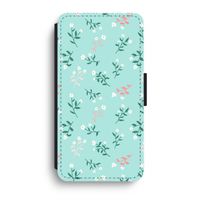 Small white flowers: iPhone XR Flip Hoesje - thumbnail