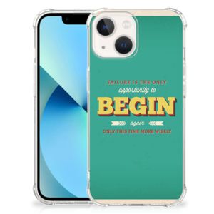 iPhone 13 mini Telefoonhoesje met tekst Quote Begin