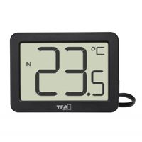 TFA-Dostmann 30.1066.01 insteekthermometer Elektronische omgevingsthermometer Binnen/buiten Zwart - thumbnail