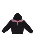 Marcelo Burlon County Of Milan Kids sweat Lunar Wings en coton - Noir - thumbnail