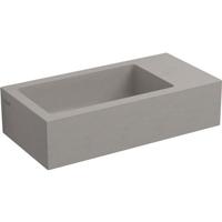 Fontein Clou Flush 3 Rechthoek 36x18x9cm Beton 0 Kraangaten Rechts