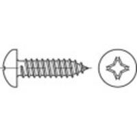 TOOLCRAFT TO-5435235 Lenskop-plaatschroeven Kruiskop Pozidriv DIN 7981 Staal Galvanisch verzinkt 100 stuk(s)