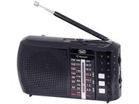 Trevi RA 7F20 BT Draagbare radio met Bluetooth, USB, microSD-batterij, oplaadbaar zwart