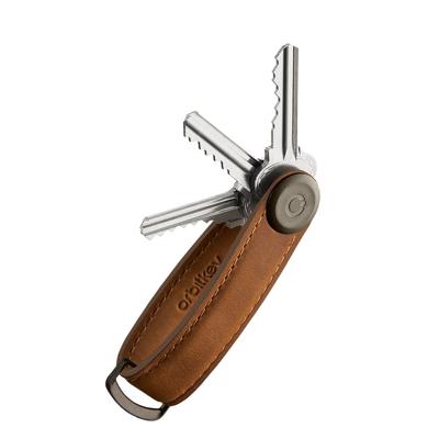 Orbitkey Crazy Horse Leather Key Organiser chestnut brown Orbitkey Crazy Horse Leather Key Organiser chestnut brown