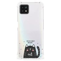 OPPO A53 5G | A73 5G Stevig Bumper Hoesje Cat Good Day - thumbnail