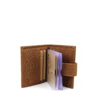 DSTRCT DSTRCT - Cardholder cognac Bruin Leer Pasjeshouders