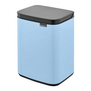 Brabantia Bo Waste Bin 4 l Rechthoekig Staal Zwart, Blauw