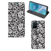 OnePlus 8T Smart Cover Black Flowers - thumbnail