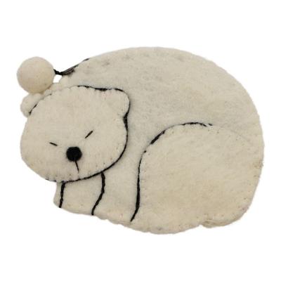 Vilten Portemonnee IJsbeer Vilten Portemonnee IJsbeer