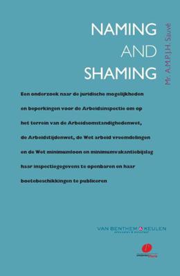 Naming and shaming - A.M.P.J.H. Sauvé - Paperback (9789077320938)