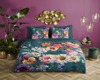 Descanso Dekbedovertrek 200 x 200/220 cm + 2 kussenslopen Petrol