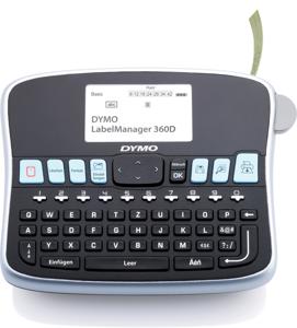 DYMO Labelmanager 360D Labelmaker Geschikt voor labels: D1 6 mm, 9 mm, 12 mm, 19 mm