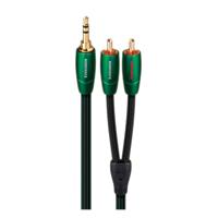 AudioQuest 5m Evergreen 3.5mm - 2xRCA audio kabel Zwart