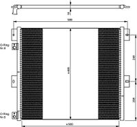 Condensor, airconditioning 35924