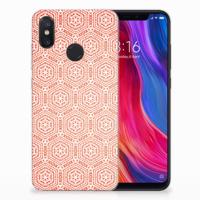 Xiaomi Mi 8 TPU bumper Pattern Orange