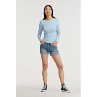 Hailys top Kati lichtblauw