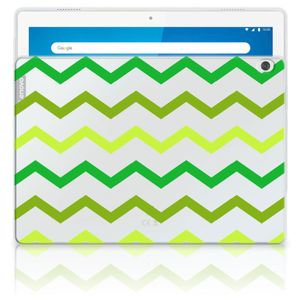 Lenovo Tab M10 Hippe Hoes Zigzag Groen