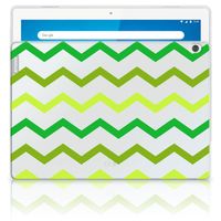 Lenovo Tab M10 Hippe Hoes Zigzag Groen