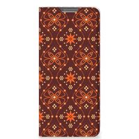 OPPO Find X5 Hoesje met Magneet Batik Brown