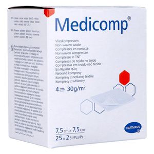 Medicomp Kp Ster 4l 7,5x7,5cm 30g 25x2