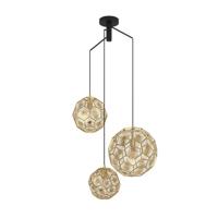 Stars of Light Gouden hanglamp Skoura vide - 3-lichts 39758