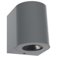 Wandlamp met ingebouwde LED Nordlux 'Canto 2' 2x6W warm wit grijs buitenverlichting - thumbnail