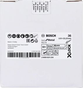 Bosch Accessories 2608619154 Bosch Diameter 115 mm Boordiameter 22.23 mm 1 stuk(s)