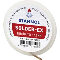 Stannol Solder Ex Desoldeerdraad Lengte 1.6 m Breedte 2.0 mm 1 stuk(s) - thumbnail