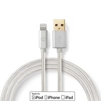 Nedis Lightning Kabel | Apple Lightning 8- Pins naar USB-A Male | 1 m | 1 stuks - CCTB39300AL10 CCTB39300AL10