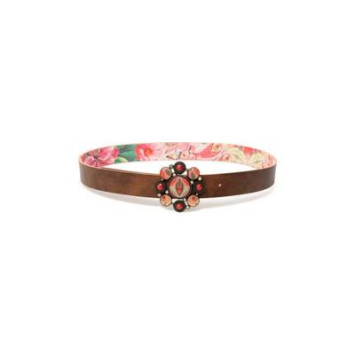 Desigual reversible riem bruin/lichtroze