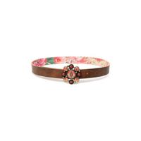Desigual reversible riem bruin/lichtroze