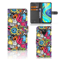 Xiaomi Redmi Note 9 Pro | Note 9S Wallet Case met Pasjes Punk Rock