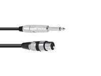 OMNITRONIC Adaptercable XLR(F)/Jack mono 5m bk - thumbnail