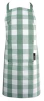 KOOK Keukenschort Ruit Groen 90 x 70 cm
