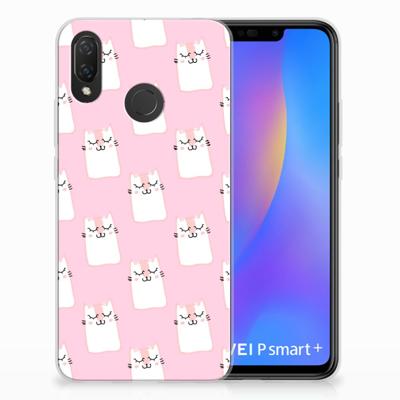 Huawei P Smart Plus TPU Hoesje Sleeping Cats Huawei P Smart Plus TPU Hoesje Sleeping Cats