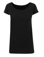 Build Your Brand BY039 Ladies` Wideneck Tee - thumbnail