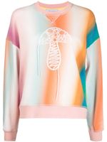 Mira Mikati sweat en coton biologique à motif brodé - Orange